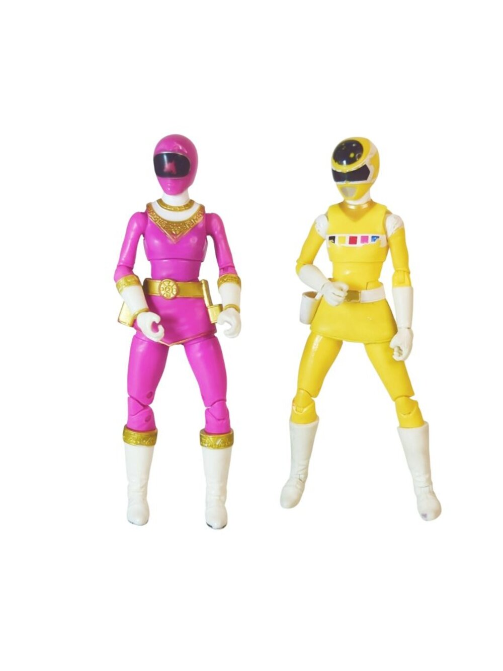 Hasbro Power Rangers Lightning Collection Zeo Ranger Pink/Yellow Action Figures